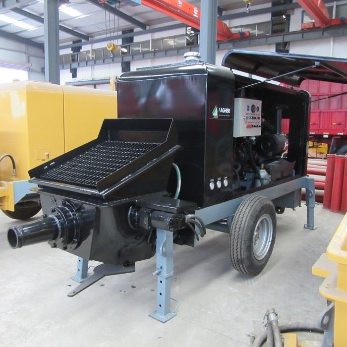 Towable Concrete Trailer Pump